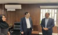 بازدید دکتر شاهرخی، رئیس دانشگاه از معاونت آموزشی